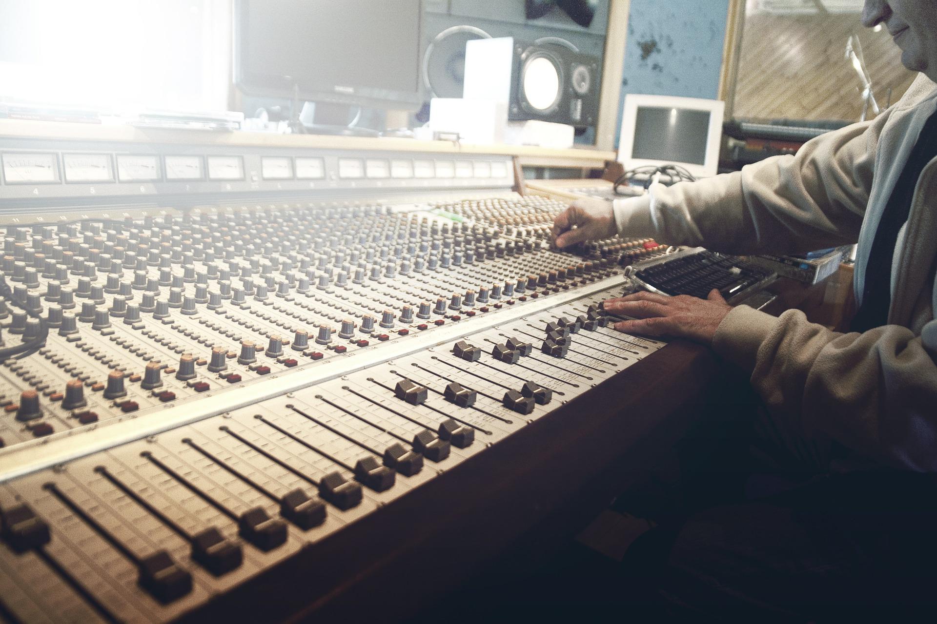 Äänitysstudio.