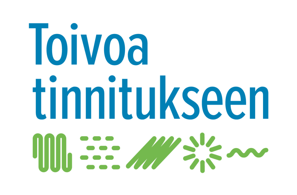 Toivoa tinnitukseen -logo.