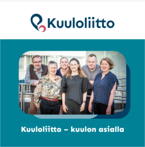 Kuuloliiton yleisesitteen kansikuva