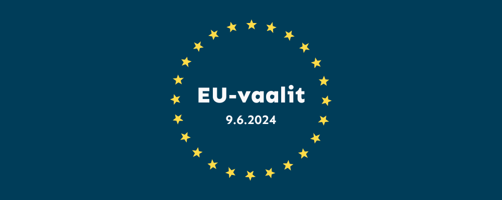 EU-vaalit 9.6.2024.