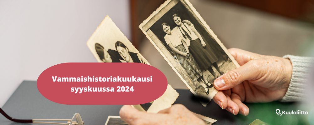 Vammaishistoriakuukausi syyskuussa 2024.