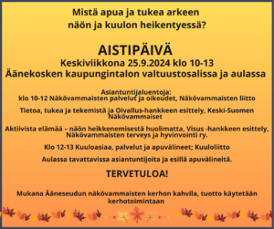 Äänekosken Aistipäivän mainos