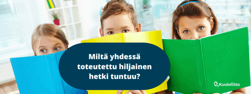 Miltä yhdessä toteutettu hiljainen hetki tuntuu?