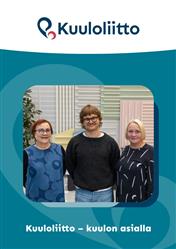 Kuuloliiton yleisesitteen kansikuva